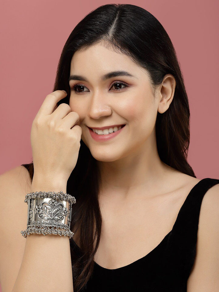 Gelang Kada Bunga Bersalut Perak PANASH