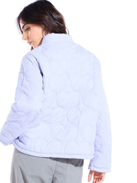 Bewakoof Mock Collar Oversized Puffer Jacket