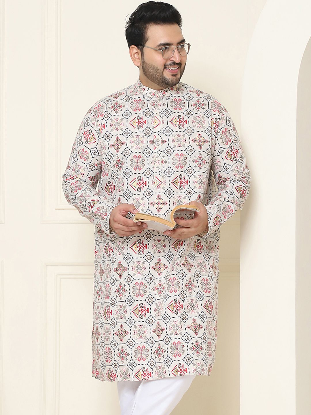 SOJANYA PLUS Ethnic Motifs Printed Kurta