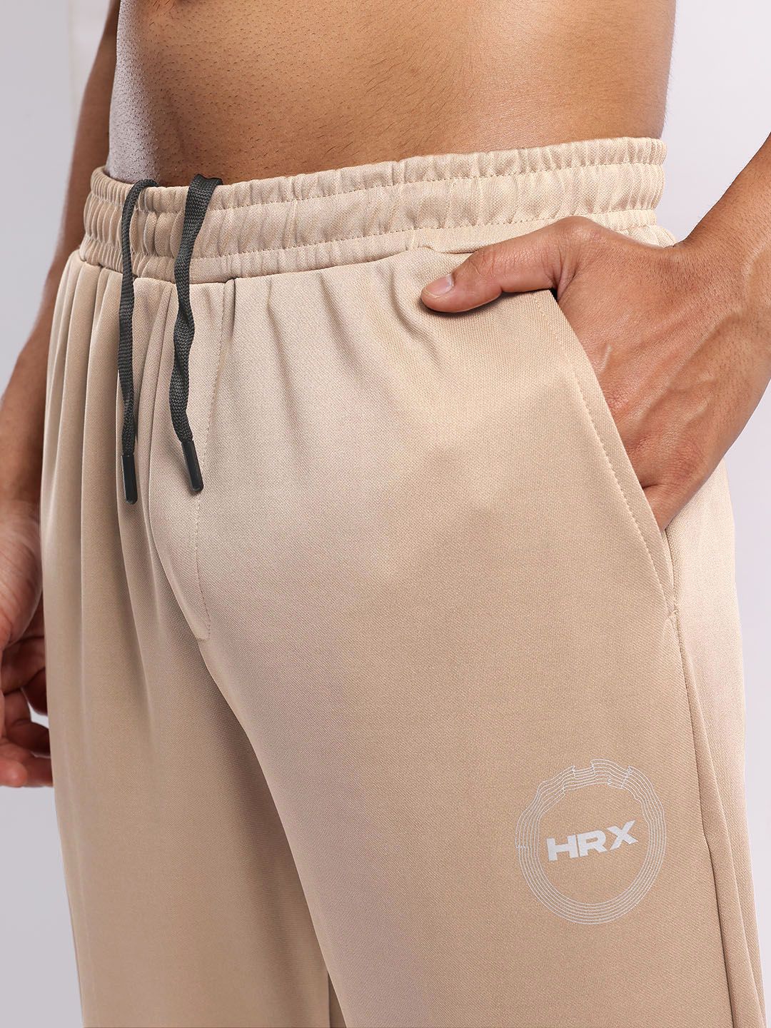 HRX by Hrithik Roshan Men Zipped Hem Rapid-Dry Running Track Pants