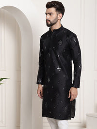 SOJANYA Ethnic Motifs Embroidered Thread Work Kurta