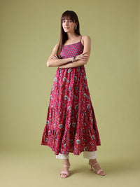 Anouk Floral Printed Pure Cotton Kurta