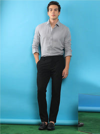 RARE RABBIT Men Otago Spread Collar Slim Fit Cotton Formal Shirt