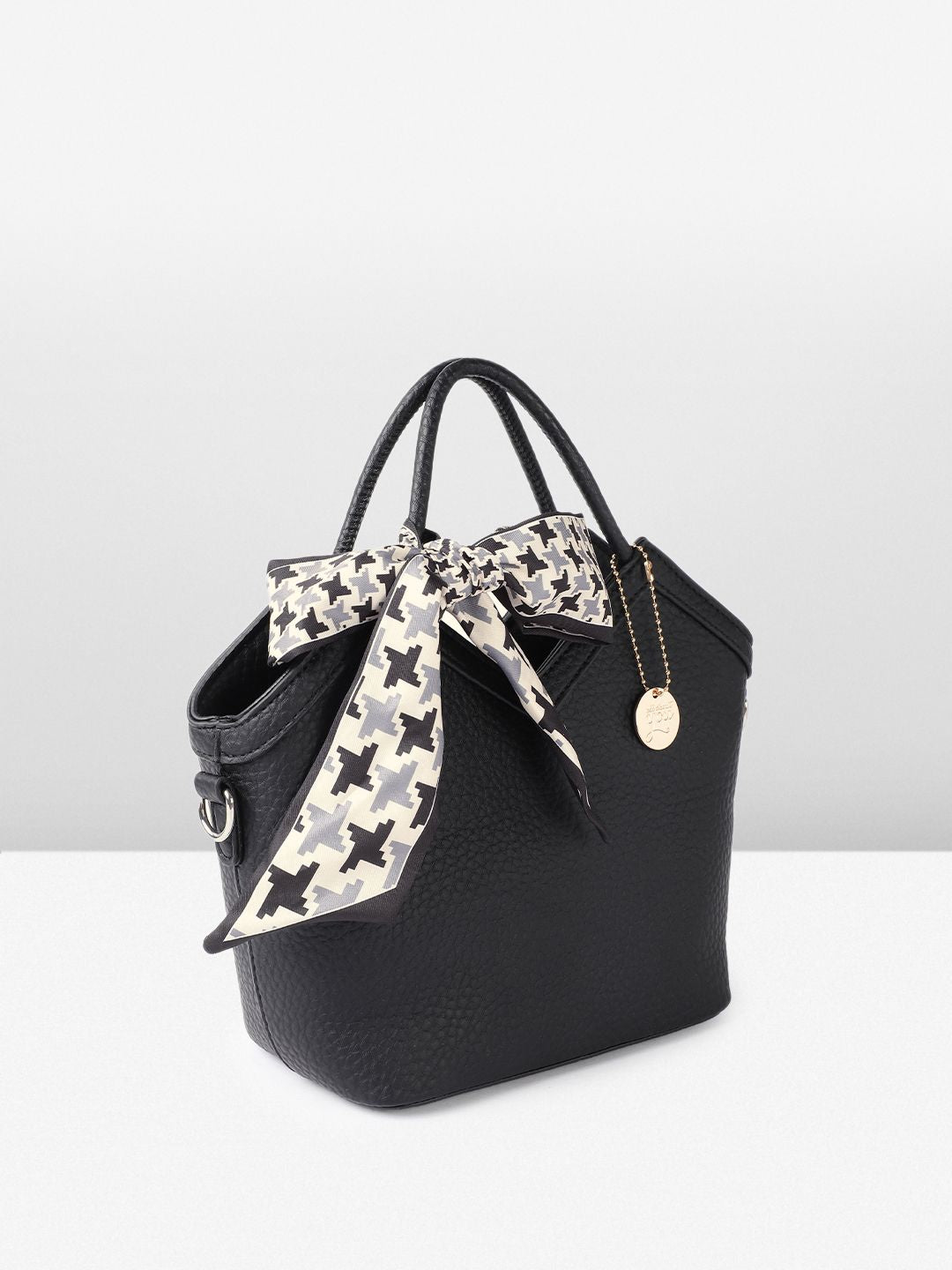 all about you Structured Handheld Bag with Bow Detail