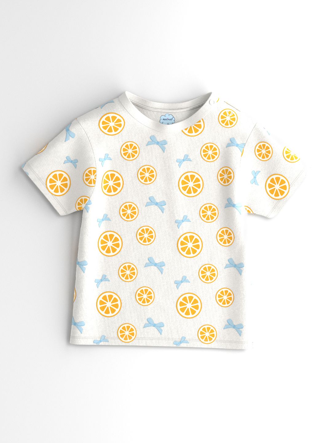 Nauti Nati Girls Pack of 3 Graphic Printed Cotton Antimicrobial T-shirts