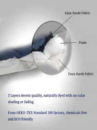 STITCHNEST Peach Self Design 3 Seater Sofa Cover