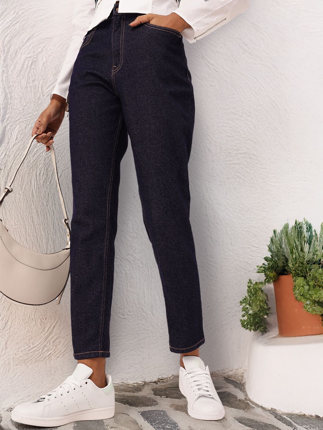 DressBerry Women Edgy Grunge Boyfriend Fit Jeans