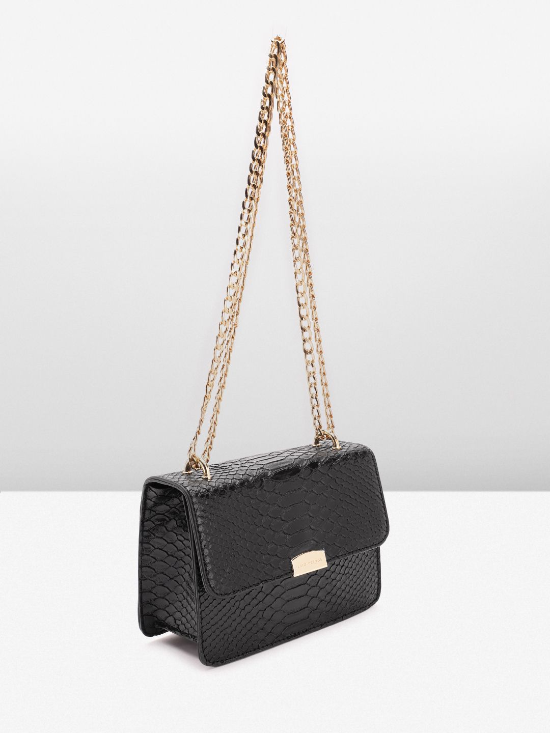 Lino Perros Textured Structured Shoulder Bag