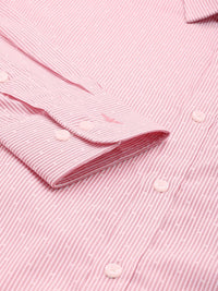 Park Avenue Pure Cotton Slim Fit Striped Formal Shirt