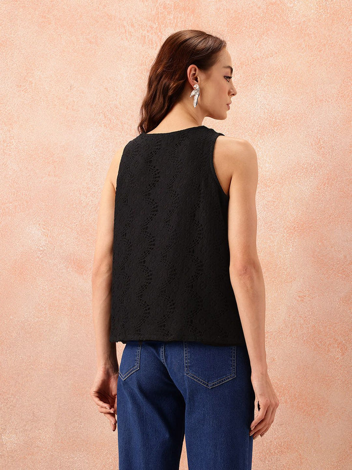all about you Self Design Regular Top