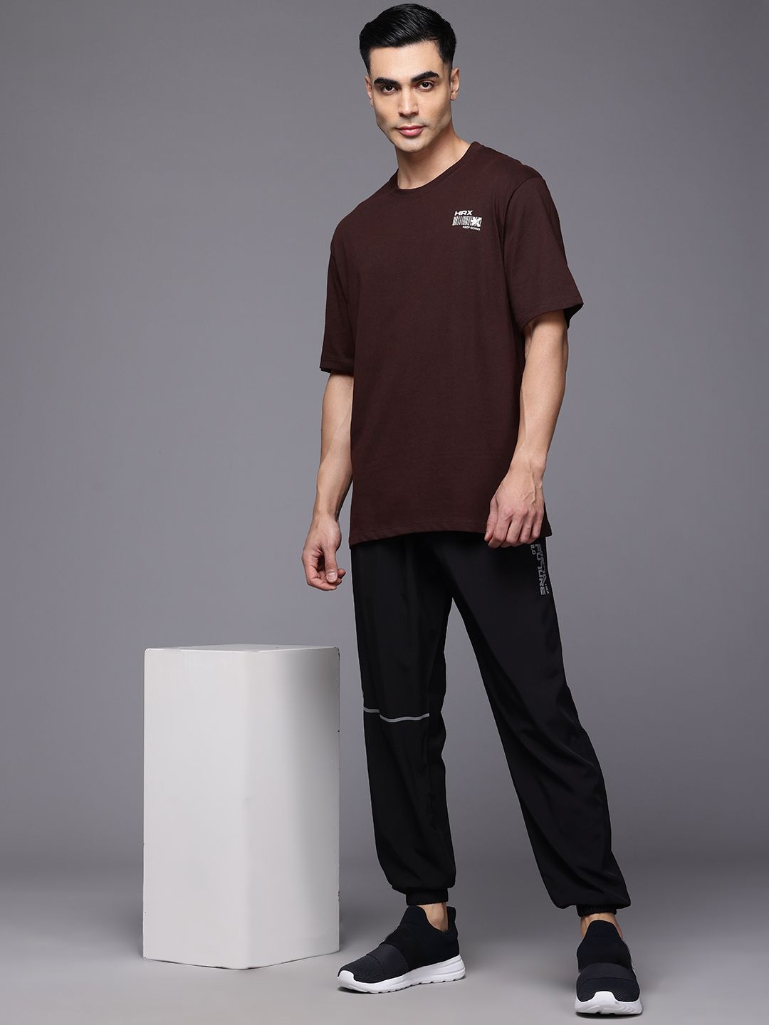 HRX by Hrithik Roshan Brand Logo Detail Relaxed T-shirt