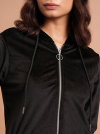 Tokyo Talkies Hooded Crop Sweatshirt & Wide Leg Cargo Trousers