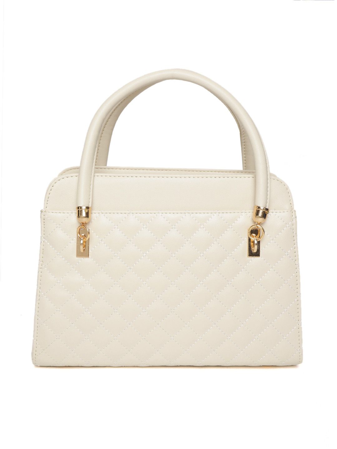 Lino Perros Off-White Quilted Handheld Bag