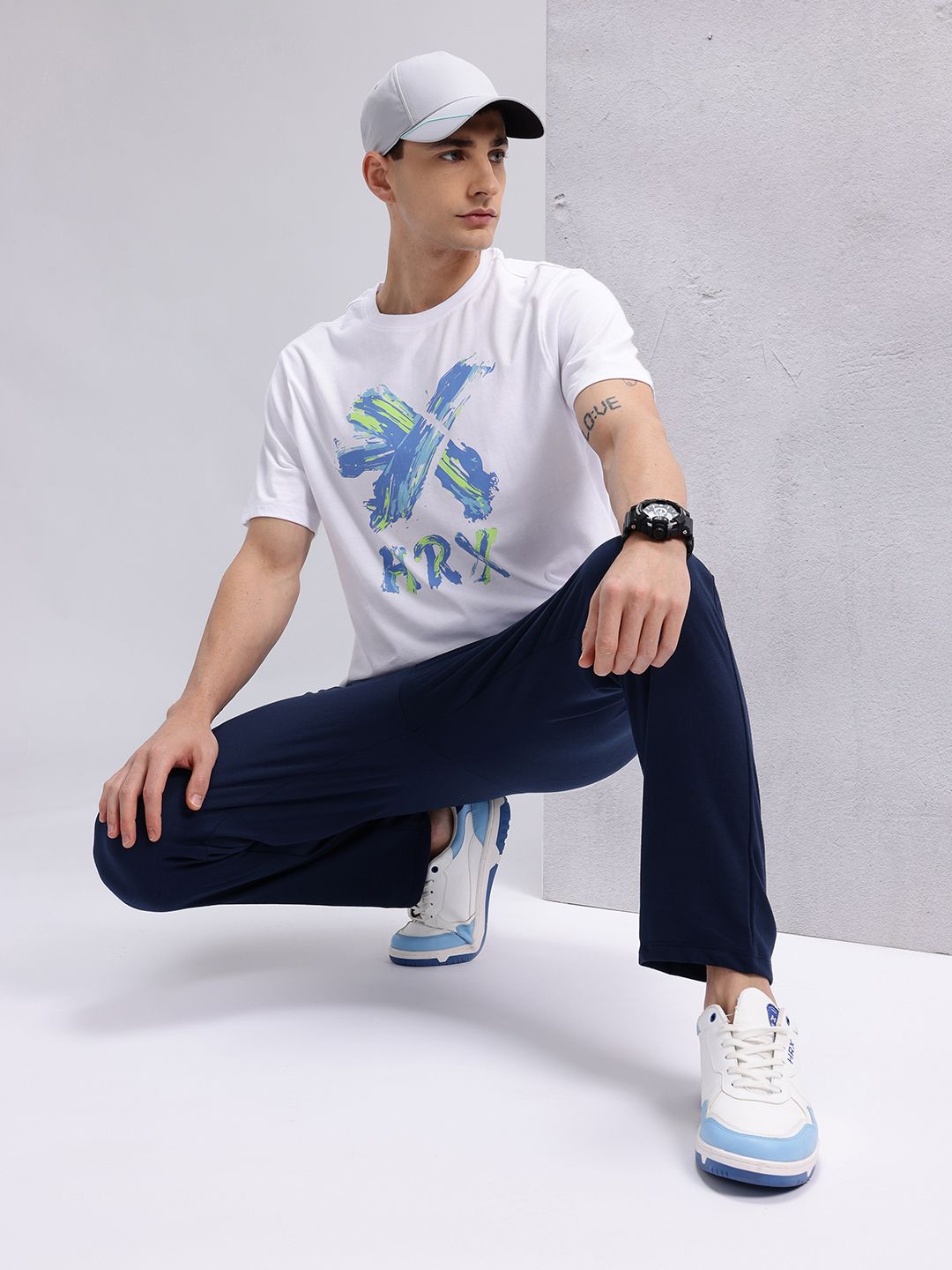 HRX by Hrithik Roshan Brand Logo Print Lifestyle T-shirt