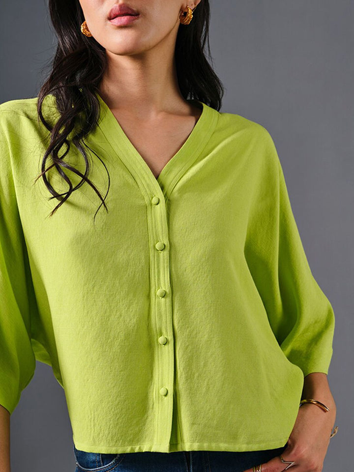 AND Flared Sleeve Top