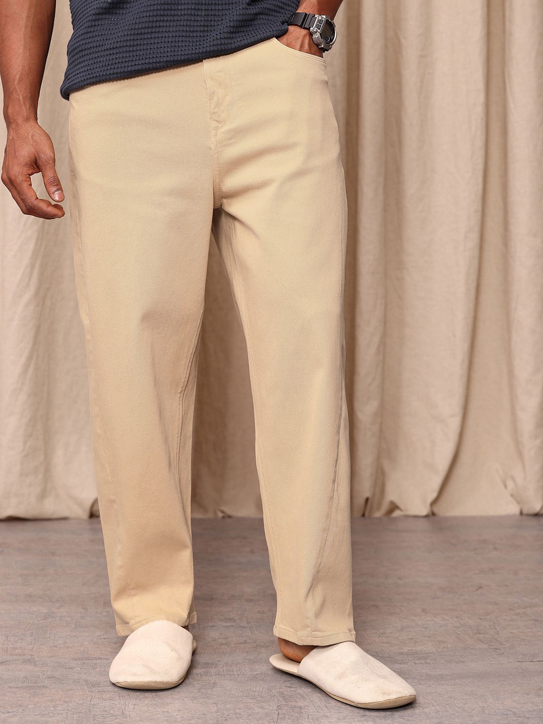 Mr Bowerbird Men Tapered Fit Mid-Rise Stretchable Jeans