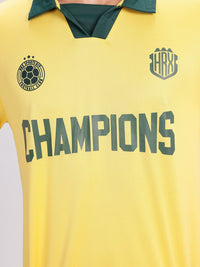HRX by Hrithik Roshan Polo Collar Printed Rapid-Dry Football Jersey