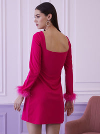 Athena Fuchsia Cut Out Bodycon Dress