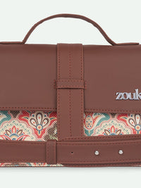 Zouk Kriti Sanon - Mughal Art Multicolor Iconic Evening Satchel