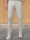 Urbano Fashion Men Grey Slim Fit Solid Chinos