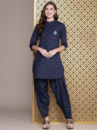 House of Pataudi Women Woven design Regular Jashn Kurta with Patiala