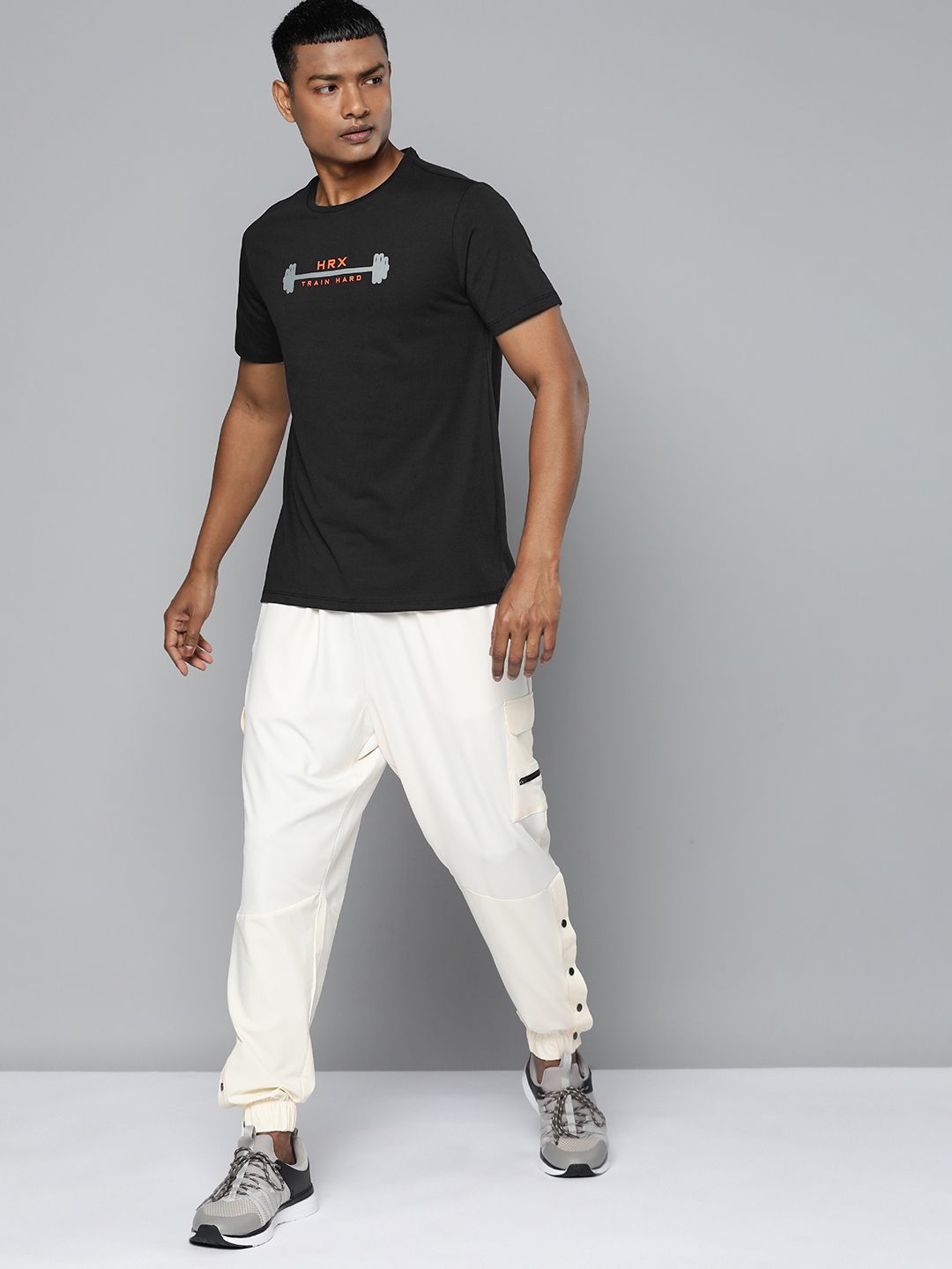HRX By Hrithik Roshan Training Men Antimicrobial Brand carrier Tshirts