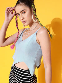 STREET 9 Knitted Scallop Top