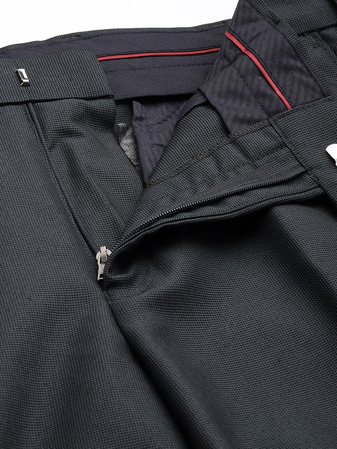 Park Avenue Men Textured Trousers
