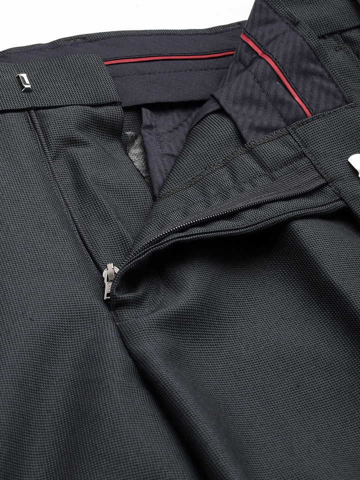 Park Avenue Men Textured Trousers