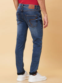 Being Human Men Slim Fit Low Distress Light Fade Jeans