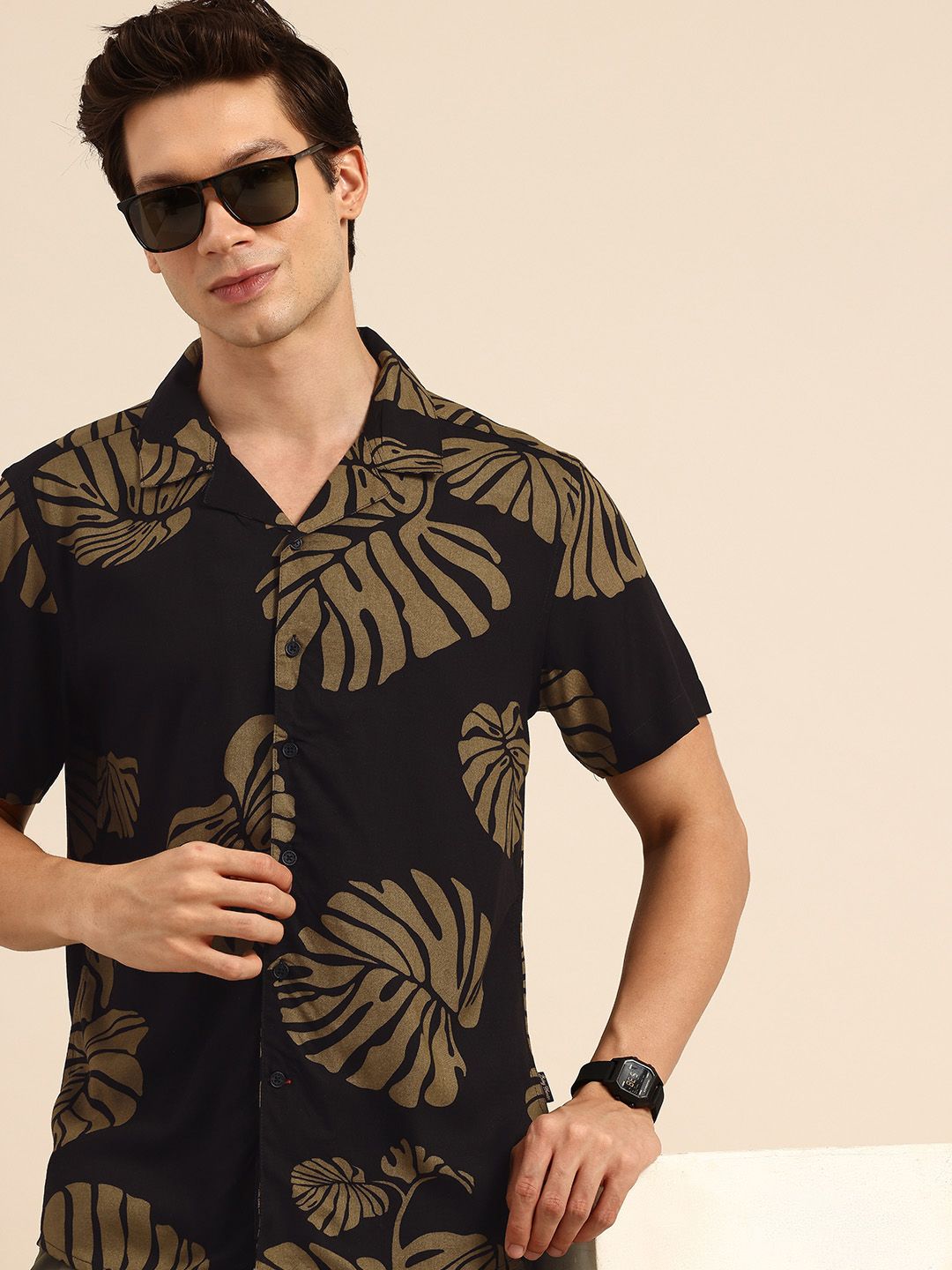 Being Human Tropical Printed Casual Shirt
