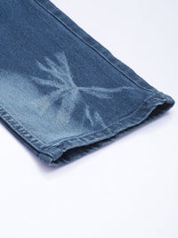 The Indian Garage Co Slim Fit Low Distress Heavy Fade Bleached Stretchable Jeans