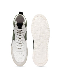 RARE RABBIT Men Horizon Colourblocked Leather Sneakers