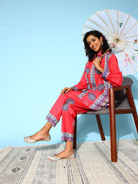 Indo Era Women Geometric Printed Co-Ords Set