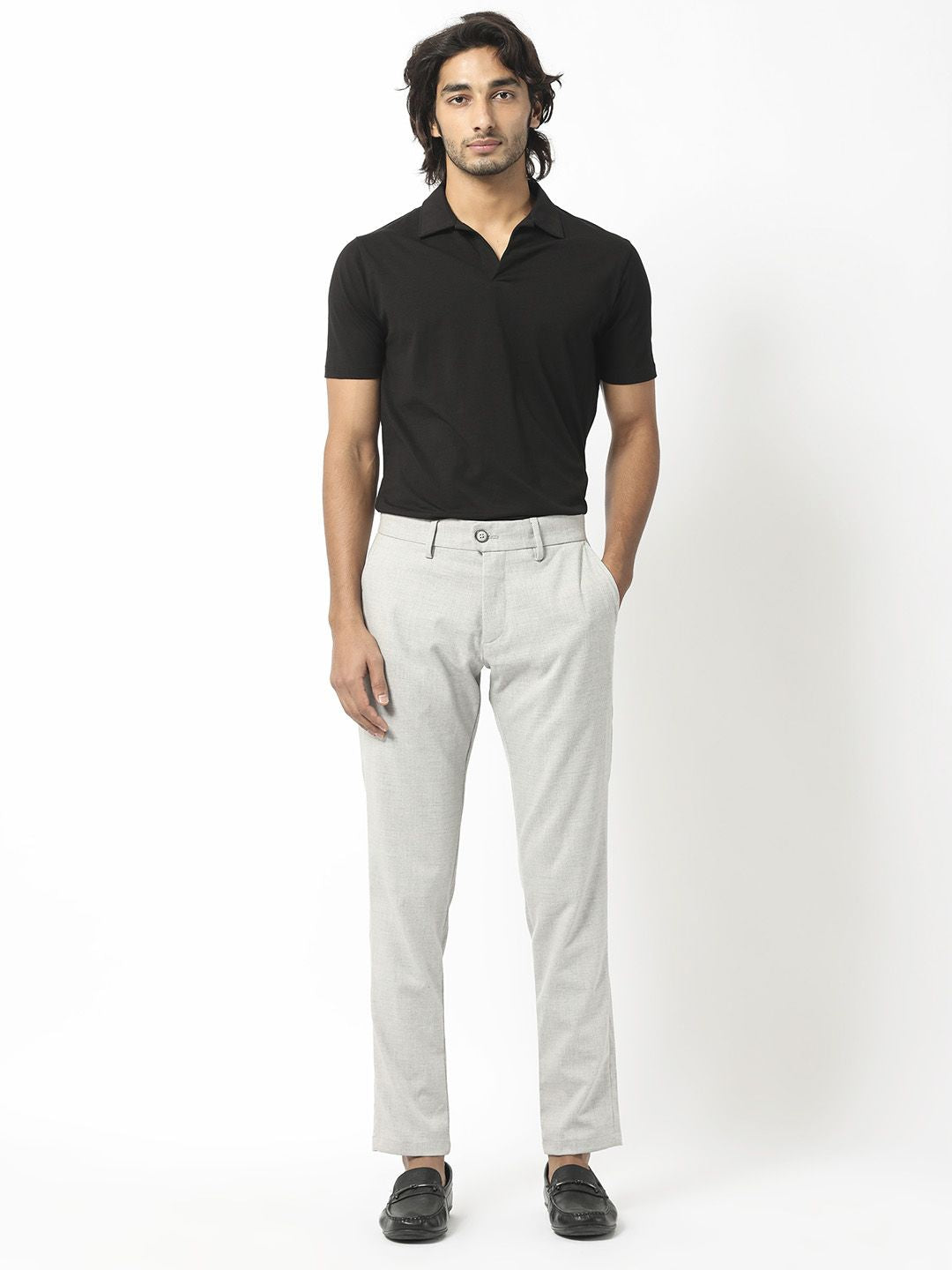 RARE RABBIT Men Regular Fit Mid-Rise Casual Trousers