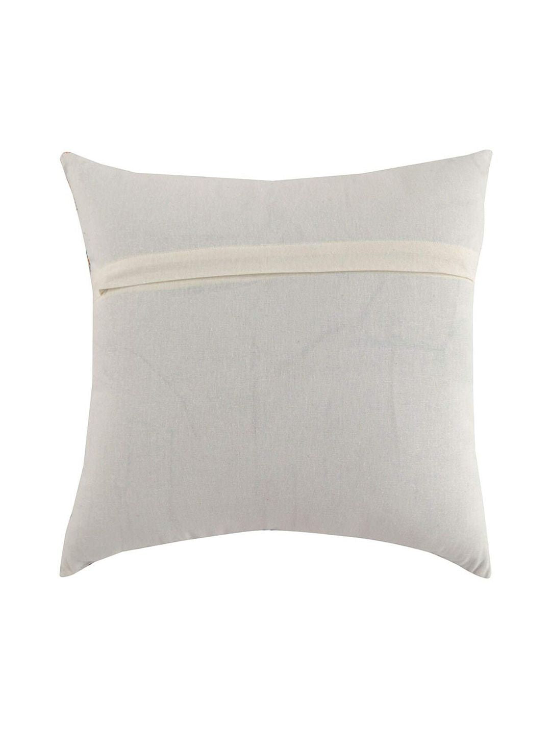 STITCHNEST Adults Blue & White Set of 2 Warli Motifs Square Cushion Covers
