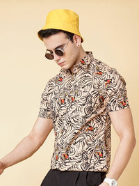 The Indian Garage Co Men Regular Fit Animal Print Resortwear Shirt