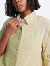DressBerry Color Clash Pure Cotton Shirt