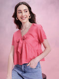 DressBerry Front Tie-Up Top