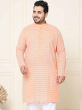 SOJANYA PLUS Geometric Embroidered Long Sleeves Pure Cotton Straight Kurta