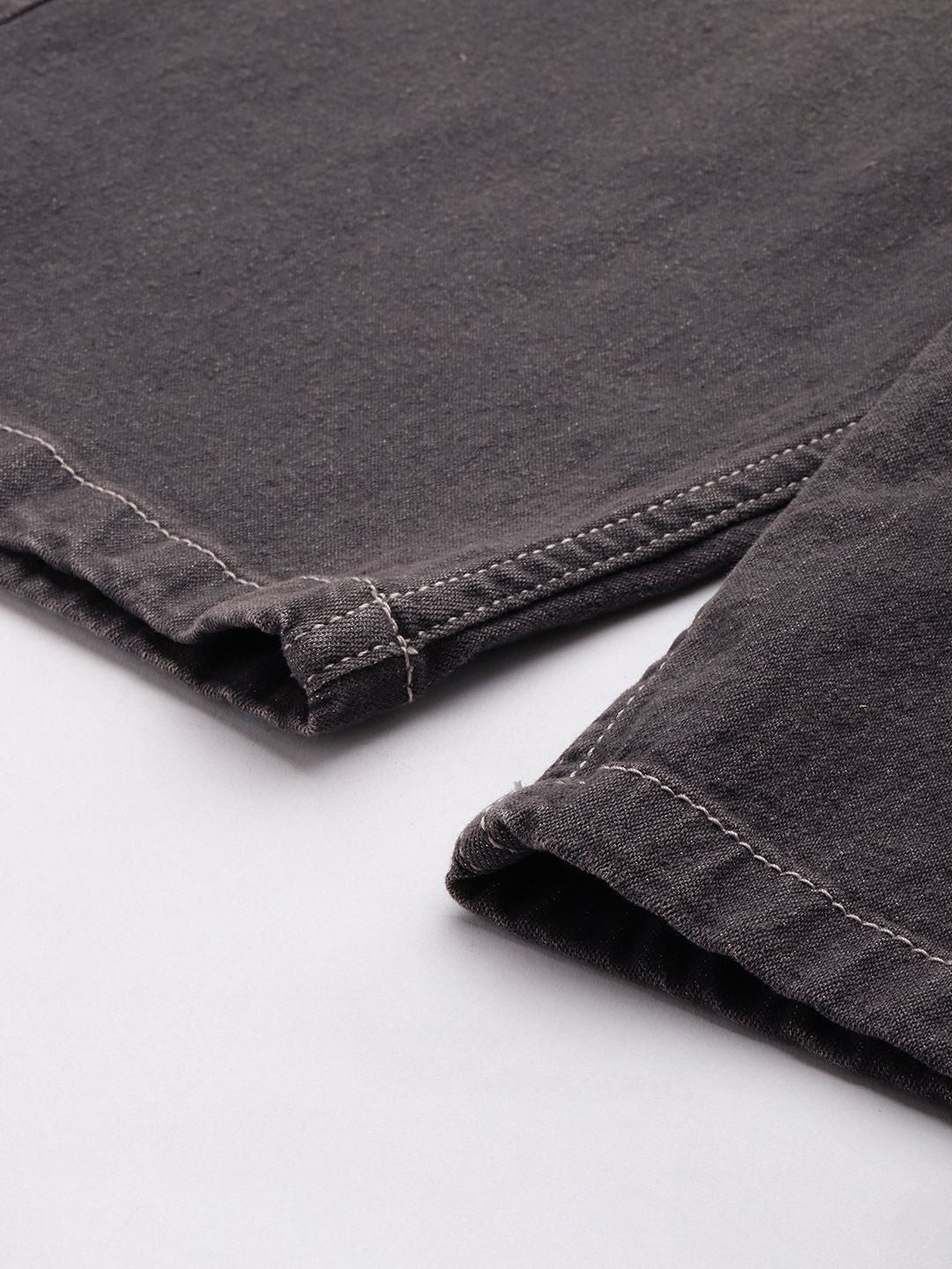 The Indian Garage Co Men Washed Denim Shorts