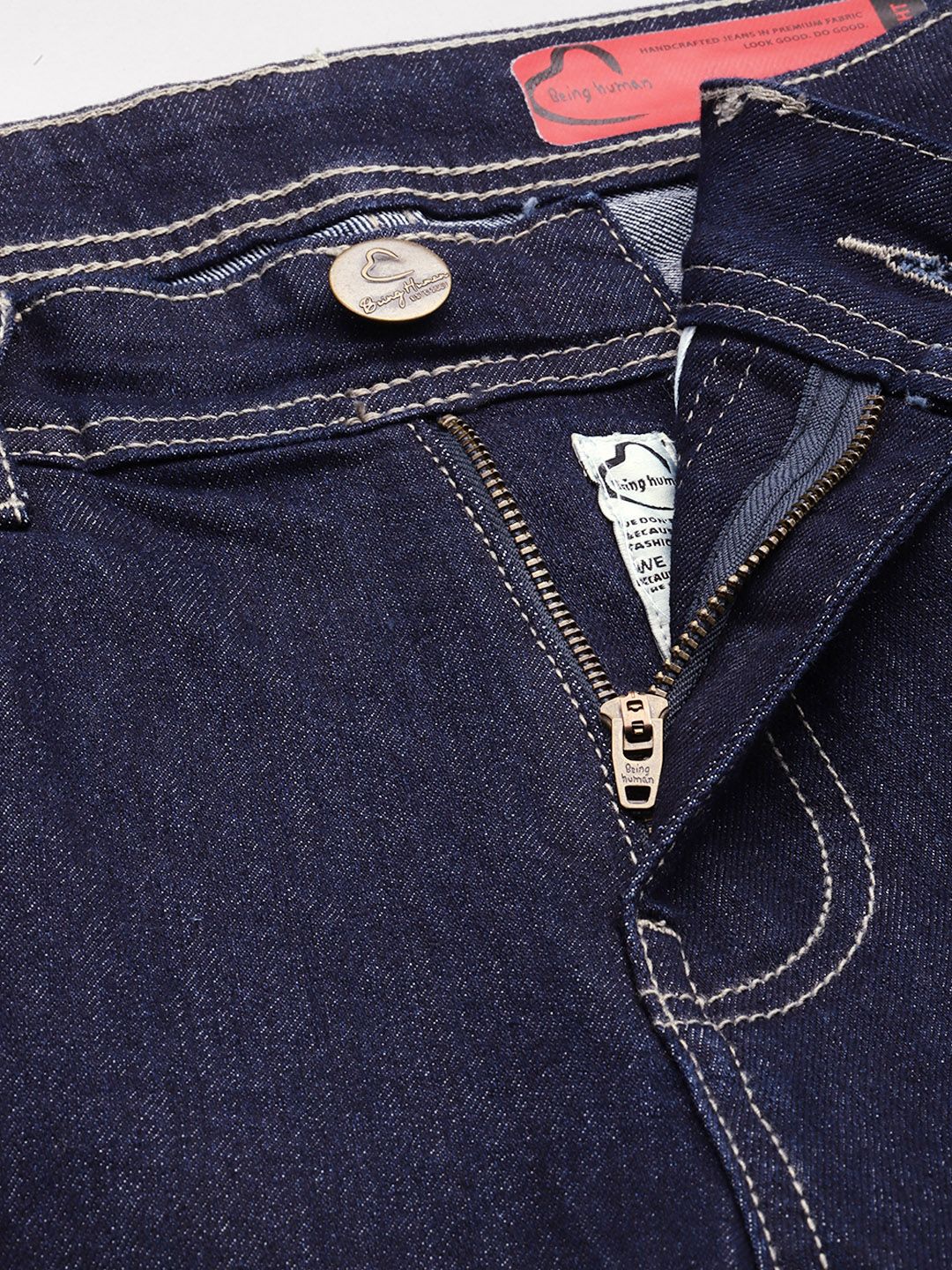 Being Human Men Straight Fit Stretchable Jeans