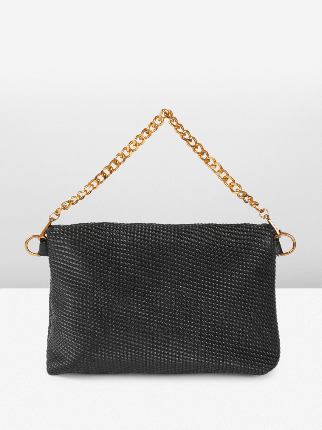 DressBerry Textured Structured Handheld Bag
