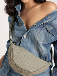Lino Perros Textured Structured Sling Bag