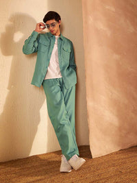 DENNISON Pure Cotton Shirt With Trousers Co-Ords
