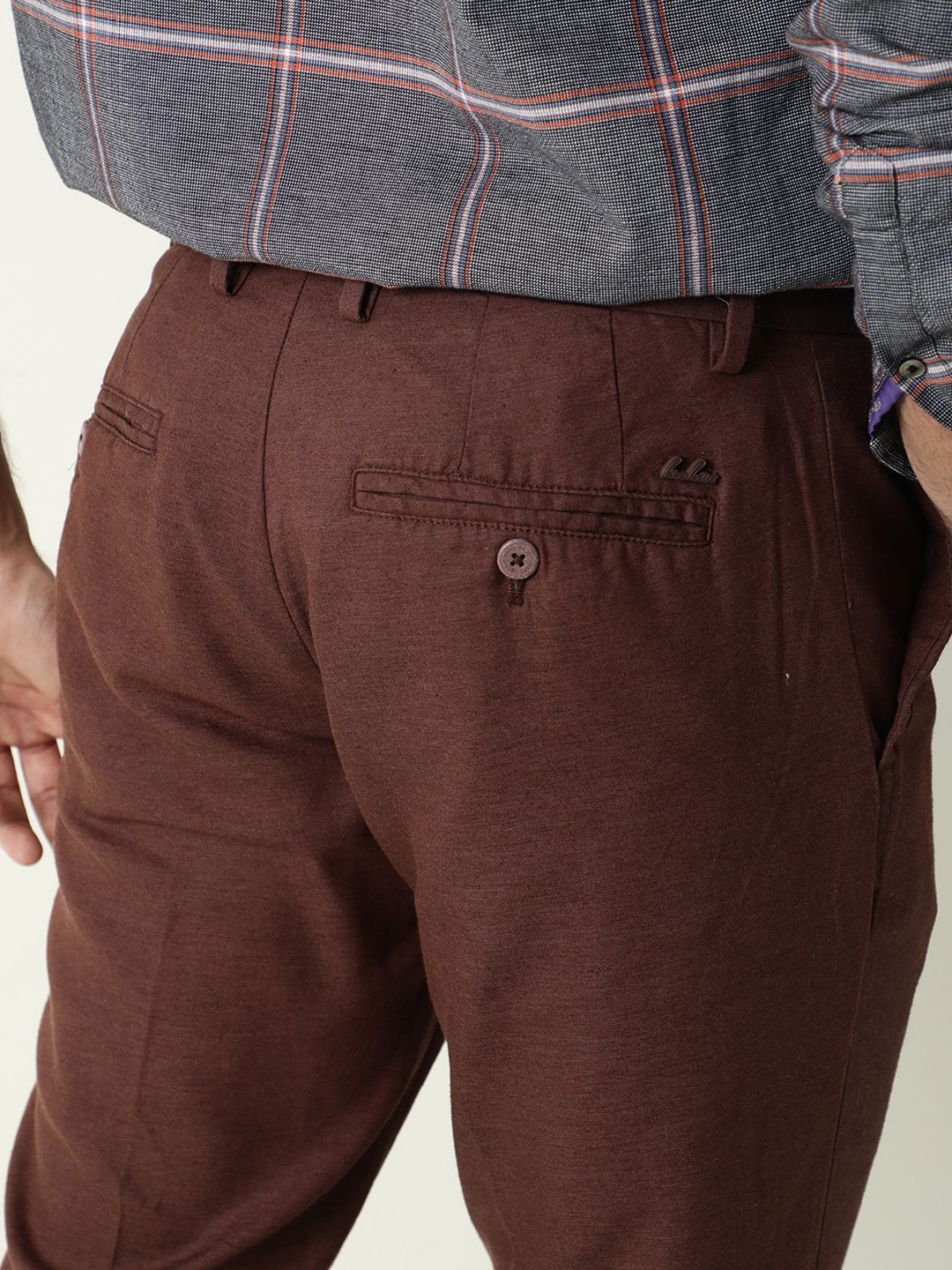 RARE RABBIT Men Slim Fit Trousers