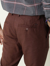 RARE RABBIT Men Slim Fit Trousers