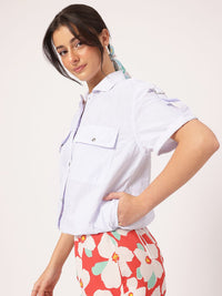 DressBerry Utility Chic Hem with Toggle Shirt