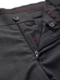 Raymond Men Checked Slim Fit Trousers