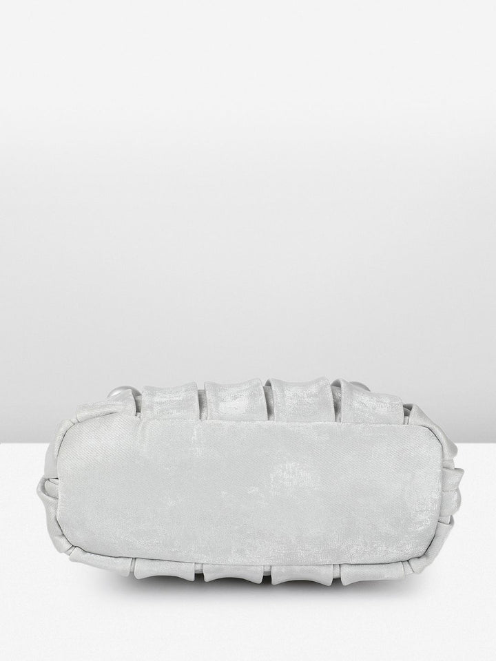 DressBerry Textured Structured Handheld Bag